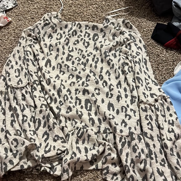 Altard State Dressy Cheetah Shirt - Picture 2 of 2